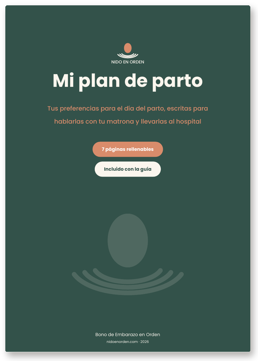 Portada de Mi plan de parto
