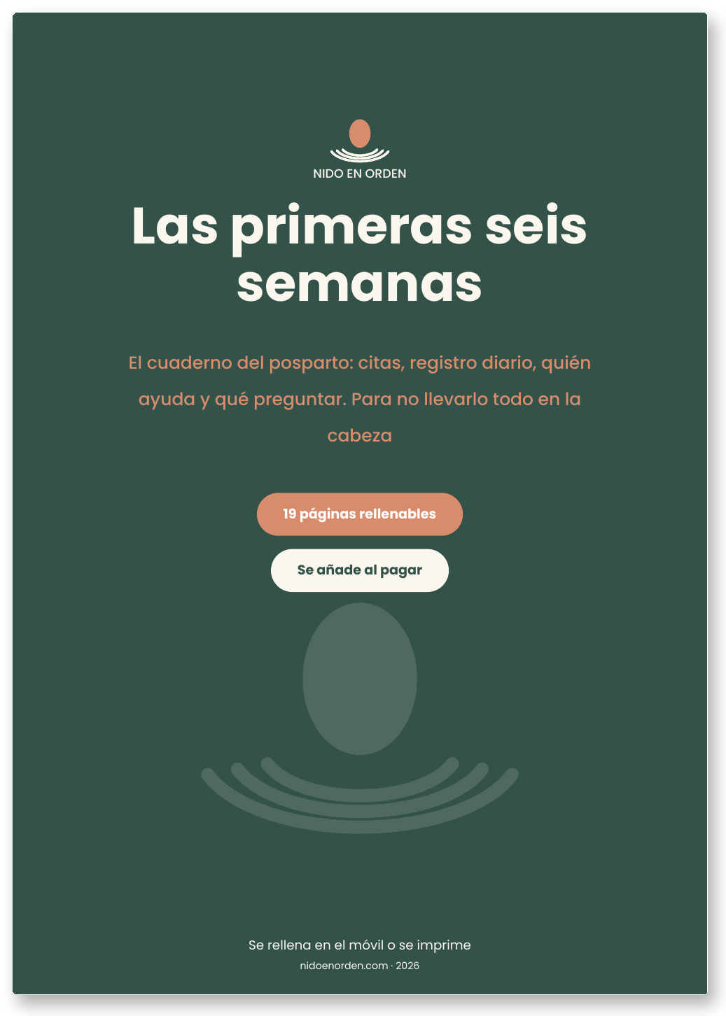 Portada de Las primeras seis semanas